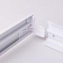 Ramka natynkowa 60x60 cm 600x600 mm do paneli LED zatrzaskowa biała 44mm