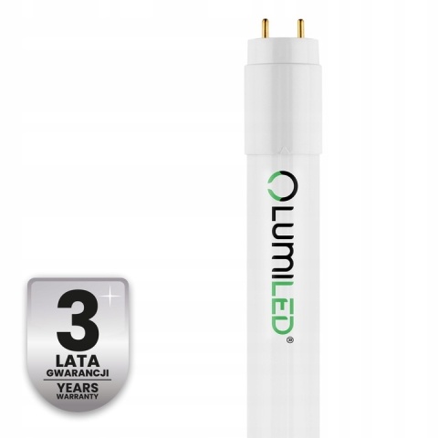 Świetlówka tuba LED 120cm T8 18W 2880lm Zimna 6500K jasna jednostronnie zasilanie