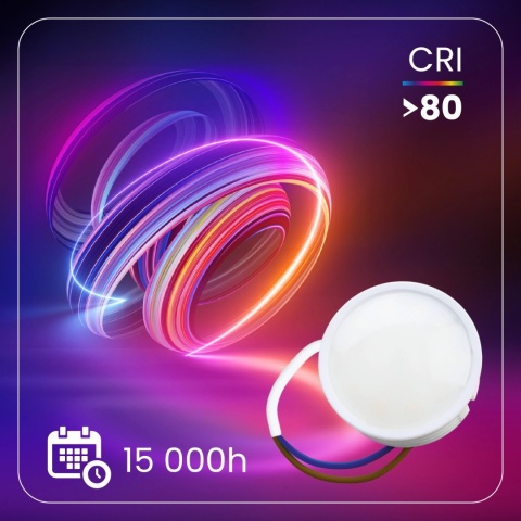 Detal elektroniczny wkładu LED INSERT 7 W 120 mm