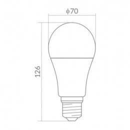 Żarówka LED E27 18W NEUTRALNA BARWA 4000K 1620lm
