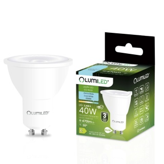 Żarówka LED GU10 3.4W=40W 470lm 6500K Zimna 38° Reflektor PAR16 Lumiled