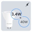Żarówka LED GU10 zimna barwa 6500 K do opraw sufitowych