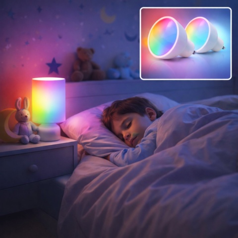 LED GU10 5W pełna paleta RGB
