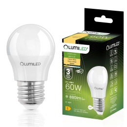 Żarówka LED kulka E27 P45 8 W 880 lm 3000 K ciepła barwa