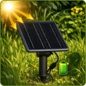 Solarne pierścienie ogrodowe LUXA z panelem mono krystalicznym 2W 6V