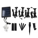 Solarne lampki ogrodowe Bush z panelem solarnym i czujnikiem ruchu