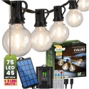 Długa Girlanda Solarna 45m 75x LED Kulki Pilot Ogród Taras XXL Callis2 IP44