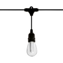 Girlanda Solarna 15m 15x LED Efekt Płomienia Ogień Ogrodowa Lampa Flame