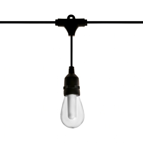Girlanda Solarna 15m 15x LED Efekt Płomienia Ogień Ogrodowa Lampa Flame