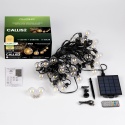 Girlanda Solarna 19,5m 40LED Kulki z Pilotem Ogrodowa Ciepła Callis Lumiled