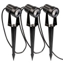 Lampa solarna ogrodowa SOLTI z 3 reflektorami LED 3000K ciepłe światło IP65