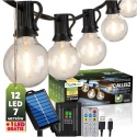Girlanda Solarna 6,5m 12x LED Kulki z Pilotem Ogród na Balkon Taras Callis2