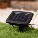 Girlanda Solarna Ogrodowa 100x LED Ozdobne Kuleczki 16.86m 3000K Ciepła