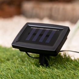 Girlanda Solarna Ogrodowa 100x LED Ozdobne Kuleczki 16.86m 3000K Ciepła