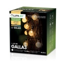 Girlanda Solarna Ogrodowa 100x LED Ozdobne Kuleczki 16.86m 3000K Ciepła