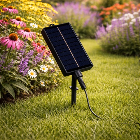 Girlanda Solarna Ogrodowa 11,5m 15x LED Żarówki Pilot Bardzo Ciepła Alavas