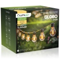 Girlanda Solarna Ogrodowa 7,7m 20 LED Żarówki Retro Ciepła Barwa Zewnętrzna