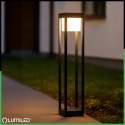 LUMILED SŁUPEK OGRODOWY LED QUERCUS 80CM 12W 3000K CZARNY IP54 NOWOCZESNY