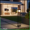 LUMILED SŁUPEK OGRODOWY LED QUERCUS 80CM 12W 3000K CZARNY IP54 NOWOCZESNY