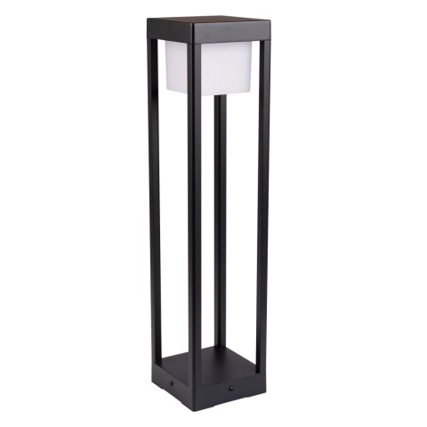 LUMILED SŁUPEK OGRODOWY LED QUERCUS 80CM 12W 3000K CZARNY IP54 NOWOCZESNY