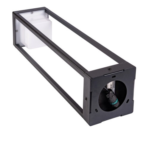 LUMILED SŁUPEK OGRODOWY LED QUERCUS 80CM 12W 3000K CZARNY IP54 NOWOCZESNY