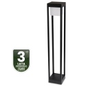 LUMILED SŁUPEK OGRODOWY LED QUERCUS 80CM 12W 3000K CZARNY IP54 NOWOCZESNY