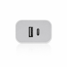 Ładowarka sieciowa USB-C USB-A 20W PD 3A Szybkie Ładowanie Telefon Tablet
