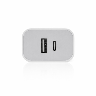 Ładowarka sieciowa USB-C USB-A 20W PD 3A Szybkie Ładowanie Telefon Tablet