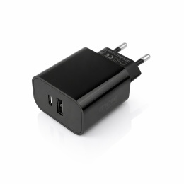 Ładowarka sieciowa USB-C USB-A 20W PD 3A Szybkie Ładowanie Telefon Tablet