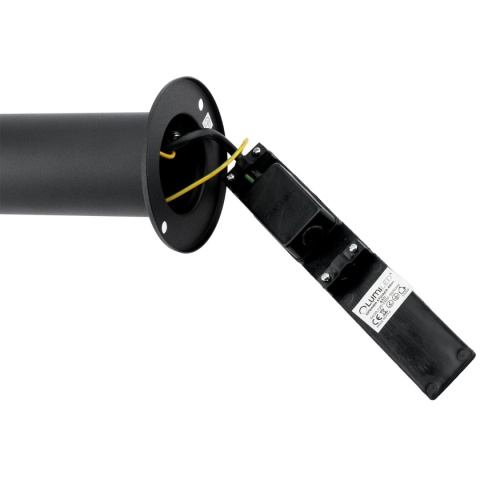 Lampa Ogrodowa Słupek 45cm 2x GU10 Podwójny Reflektor Ruchomy Spot Czarny