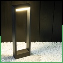 Lampa Ogrodowa Słupek Stojący LED 10W 60cm Czarny Nowoczesny Ciepły Hosta