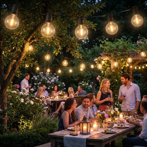 Lampa Solarna Girlanda 10m 20 LED Kulki Pilot IP44 Zewnętrzna Mocna CALLIS2