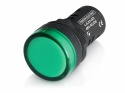 Lampka kontrolna LED zielona 48V AC/DC, d=22mm