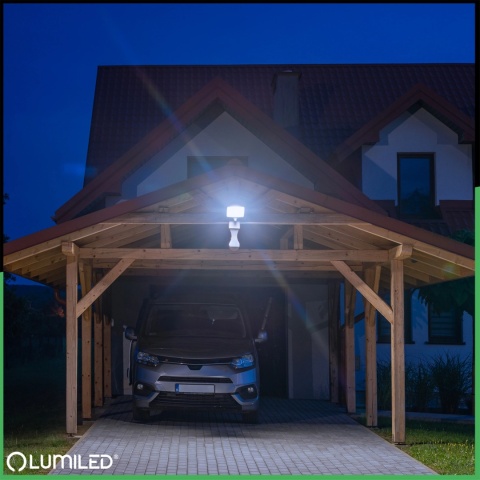 Naświetlacz LED 10W 900lm Halogen z Czujnikiem Ruchu Zewnętrzny IP44 6500K