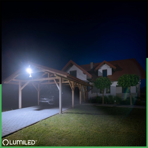 Naświetlacz LED 10W 900lm Halogen z Czujnikiem Ruchu Zewnętrzny IP44 6500K