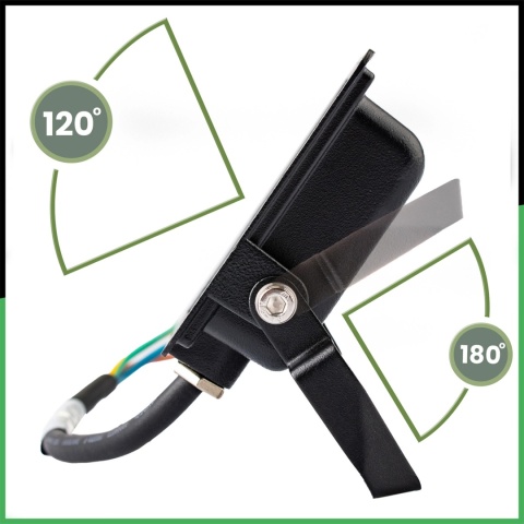 Naświetlacz LED 10W 900lm Halogen z Czujnikiem Ruchu Zewnętrzny IP44 6500K