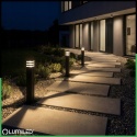 Słupek Ogrodowy 80cm Lampa Zewnętrzna E27 Czarna Nowoczesna Taxus 2 Lumiled