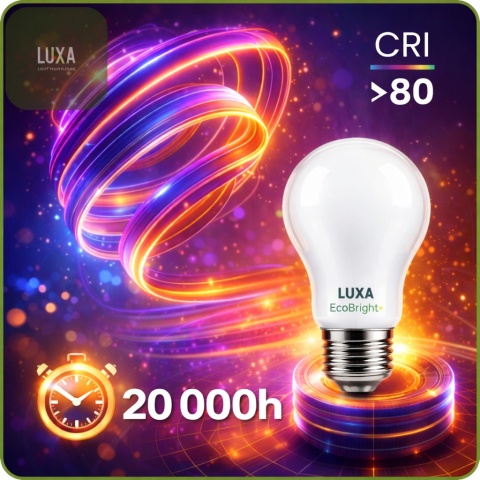 LUXA 12W 2452lm żywotność 20000 godzin super barwy CRI 80