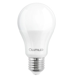 Żarówka LED E27 A60 10W = 75W 1100lm 6500K Zimna 260° LUMILED