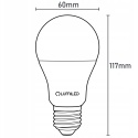Żarówka LED E27 A60 13W = 100W 1521lm 6500K Zimna 260° LUMILED