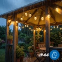 Girlanda Solarna 13,6m 40x LED Kulki Ogrodowa na Balkon Taras Gladi 3 IP44
