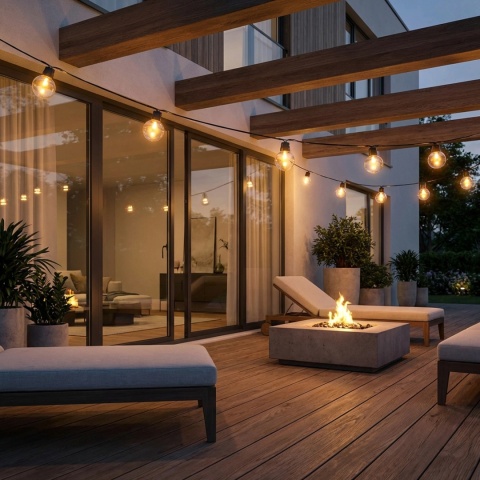 Girlanda Solarna 13,6m 40x LED Kulki Ogrodowa na Balkon Taras Gladi 3 IP44