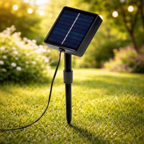 Girlanda Solarna 5,8m 20 LED Wbijana Lampki Ścieżka Ogród Hakon IP44 3000k