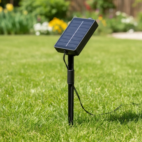 Girlanda Solarna Ogrodowa 10,7m 30 LED Żarówki Retro Ciepła Zewnętrzna