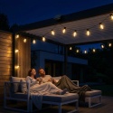 Girlanda Solarna Ogrodowa 10,7m 30 LED Żarówki Retro Ciepła Zewnętrzna