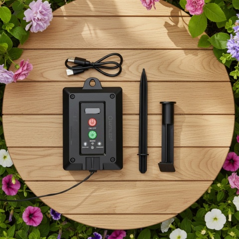 Girlanda Solarna Ogrodowa 16,7m 50 LED Kulki Pilot Timer Gladi Lumiled IP44
