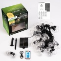 Girlanda Solarna Ogrodowa 16,7m 50 LED Kulki Pilot Timer Gladi Lumiled IP44