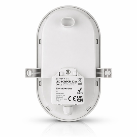 Lampa LED garażowa 12W IP54 IK08 4000K oprawa do piwnicy warsztatu TORTON