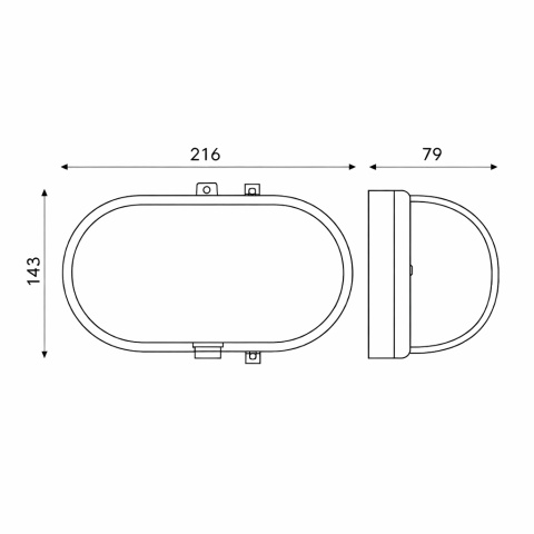 Lampa LED garażowa 12W IP54 IK08 4000K oprawa do piwnicy warsztatu TORTON