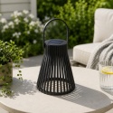 Lampa Solarna Cono Ogrodowa Stożek Nowoczesna na Taras Balkon IP44 3000K